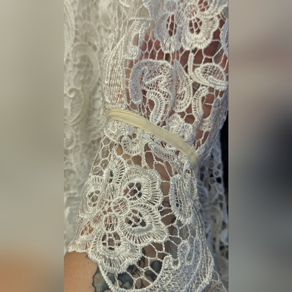 PERA Perdonna 2 lace boho vintage wedding dress - Picture 5 of 8